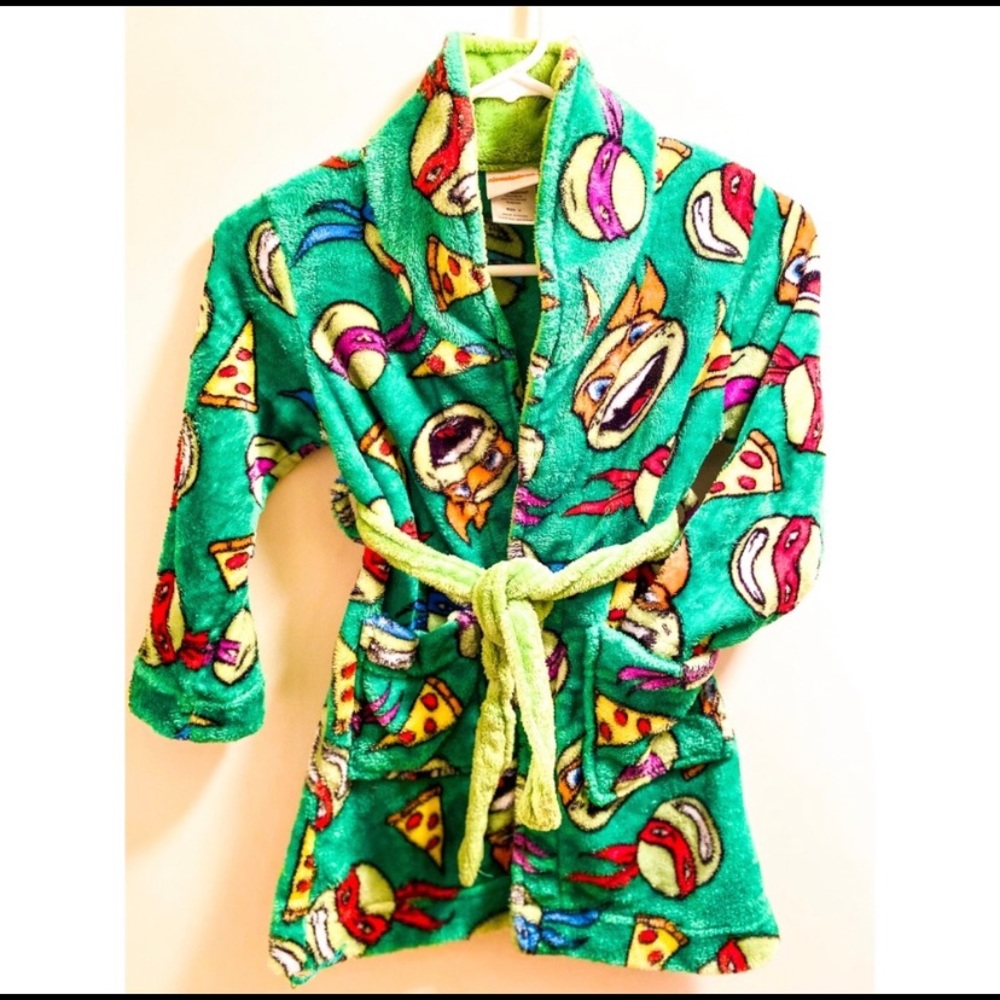 Teenage Mutant Ninja Turtles Kids Bathrobe TMNT